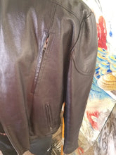 Load image into Gallery viewer, VINTAGE MENS LEATHER BIKER JACKET LEATHER GALLERY
