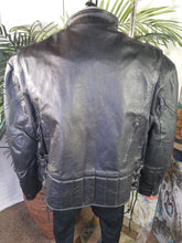 Load image into Gallery viewer, VINTAGE MENS LEATHER BIKER JACKET LEATHER GALLERY
