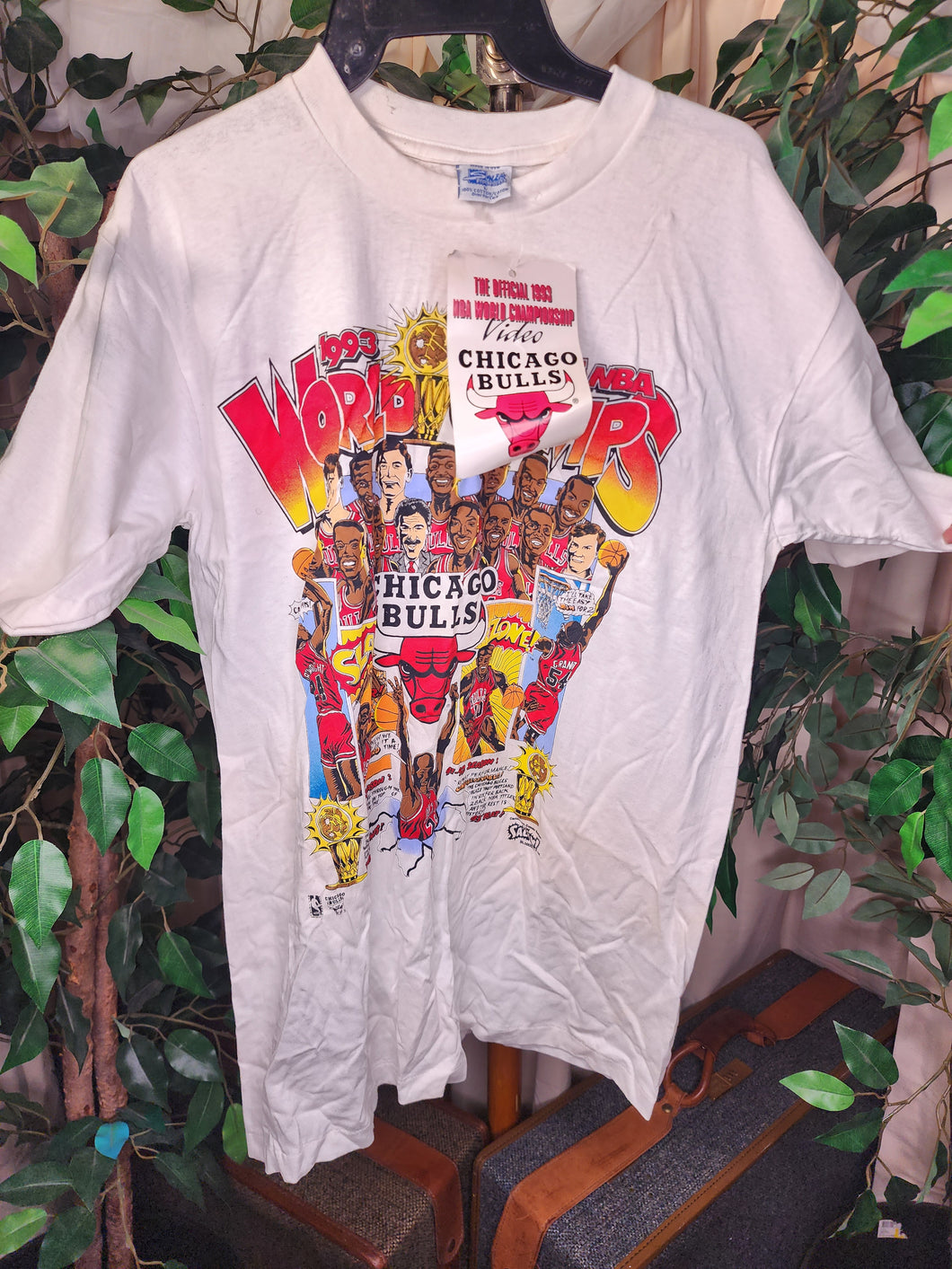 TSHIRT CHICAGO BULLS 93 CHAMPS