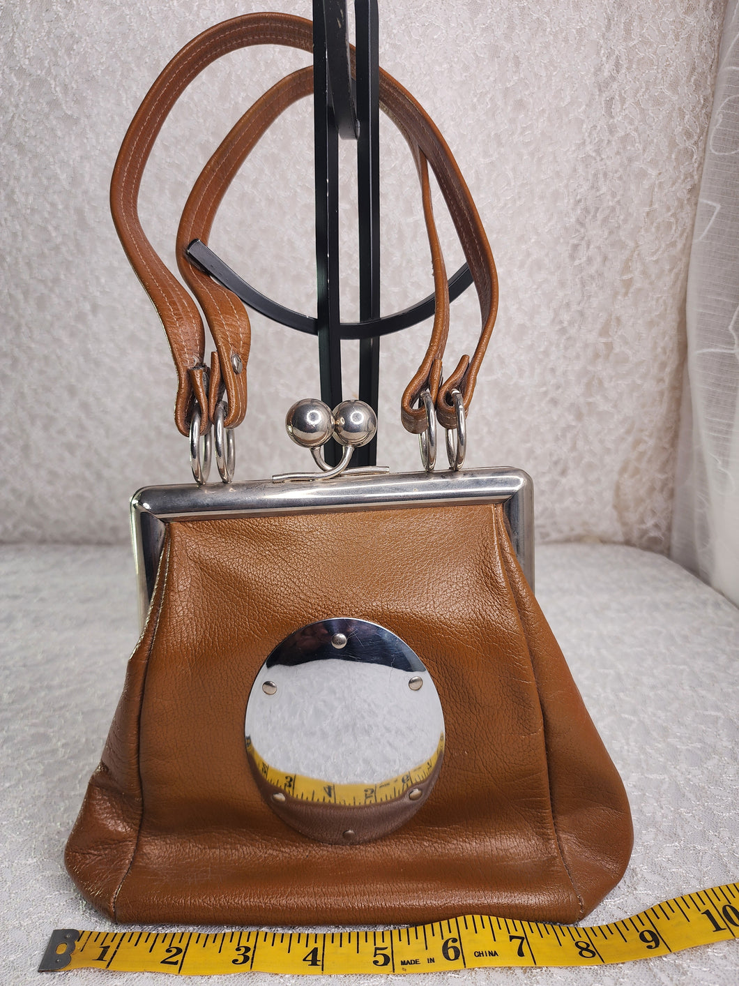 PURSE CARAMEL MIRRORED EFFECT