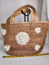 Load image into Gallery viewer, PURSE FLORAL BASKETWEAVE
