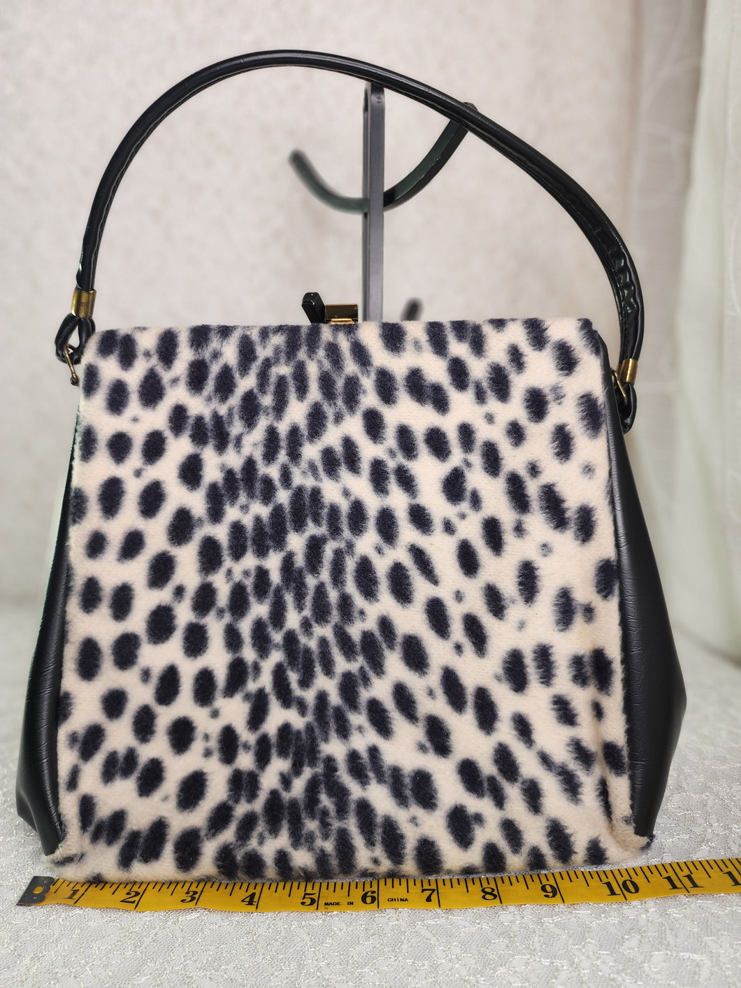 PURSE VINTAGE CHEETAH PRINT