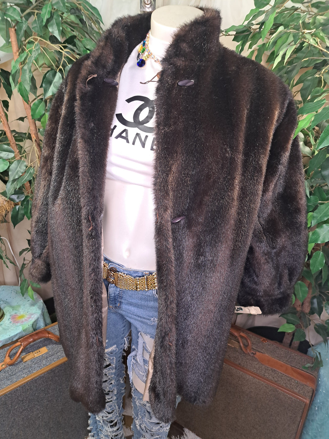 REVERSIBLE FAUX FUR PLUS