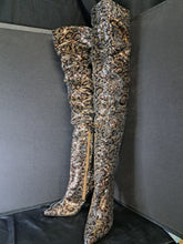 Load image into Gallery viewer, BOOTS SEQUIN ANIMAL PRINT
