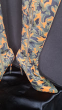 Load image into Gallery viewer, SHOE LILIAN CAMO PRINT STRETCH BOOT
