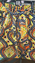 Load image into Gallery viewer, ORANGE BLACK &amp; GOLD SKIRT
