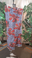 Load image into Gallery viewer, RED FLORAL WRAP SKIRT
