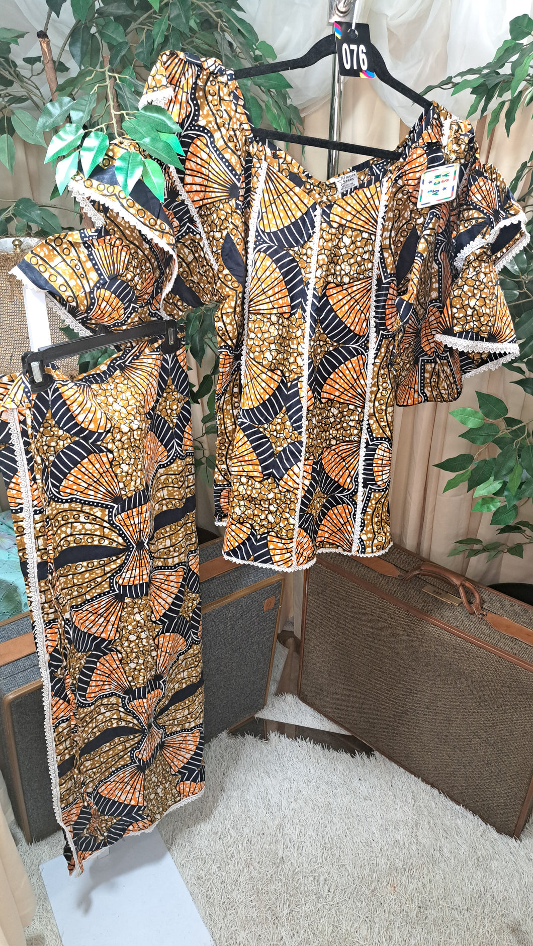 THE AFRICAN STAR SKIRT SET