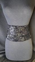 Load image into Gallery viewer, BELT BLACK  SEQUIN
