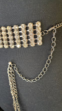 Load image into Gallery viewer, BELT RHINESTONE  &amp; CHAIN
