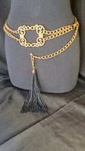 Load image into Gallery viewer, BELT GOLD CHAIN &amp; FRINGE
