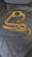 Load image into Gallery viewer, BELT GOLD CHAIN &amp; FRINGE
