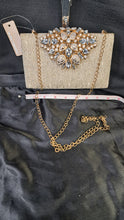 Load image into Gallery viewer, SILVER &amp; GOLD BELLA COLLECTION PURSE
