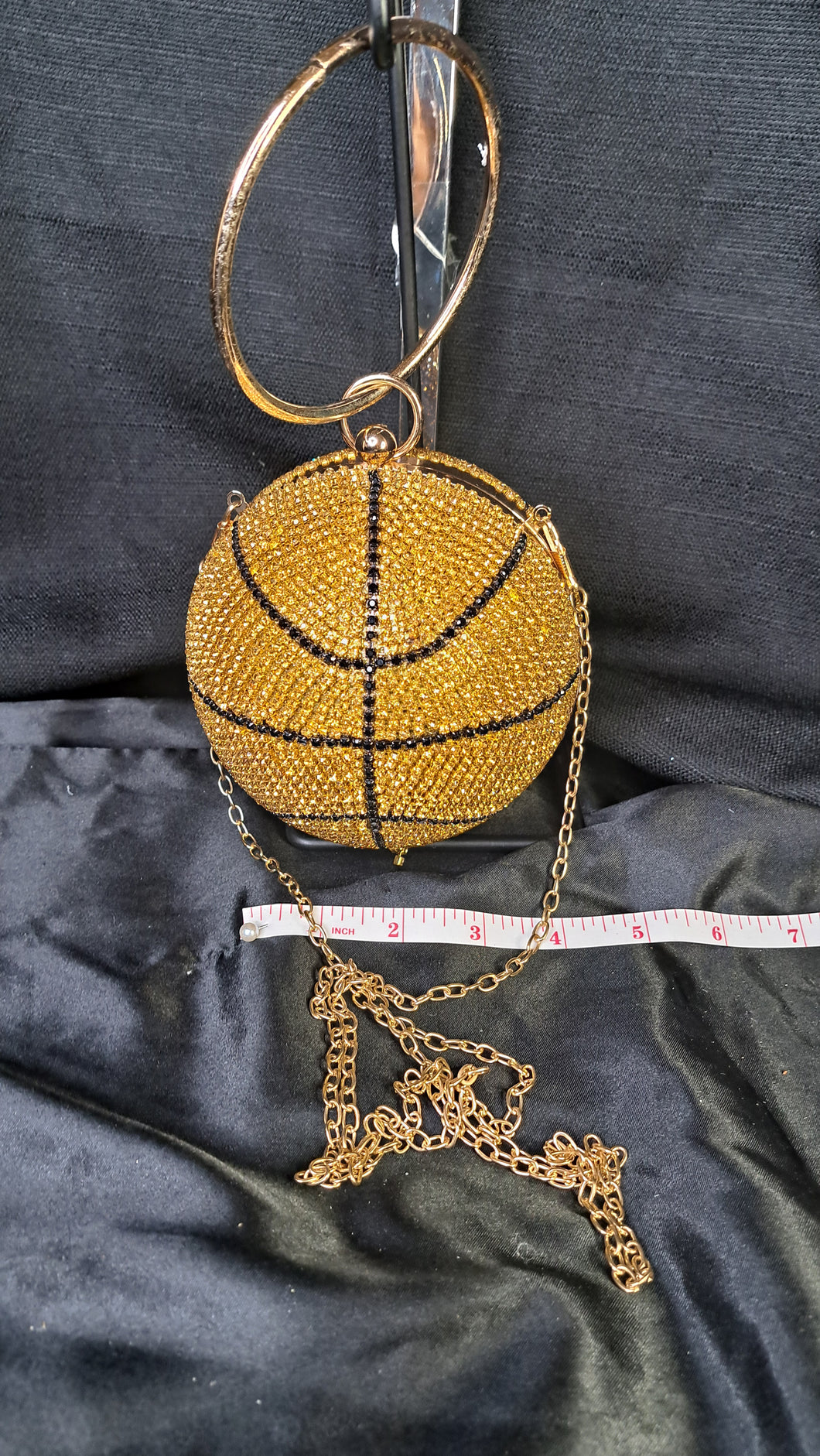 GOLD BASKETBALL PURSE