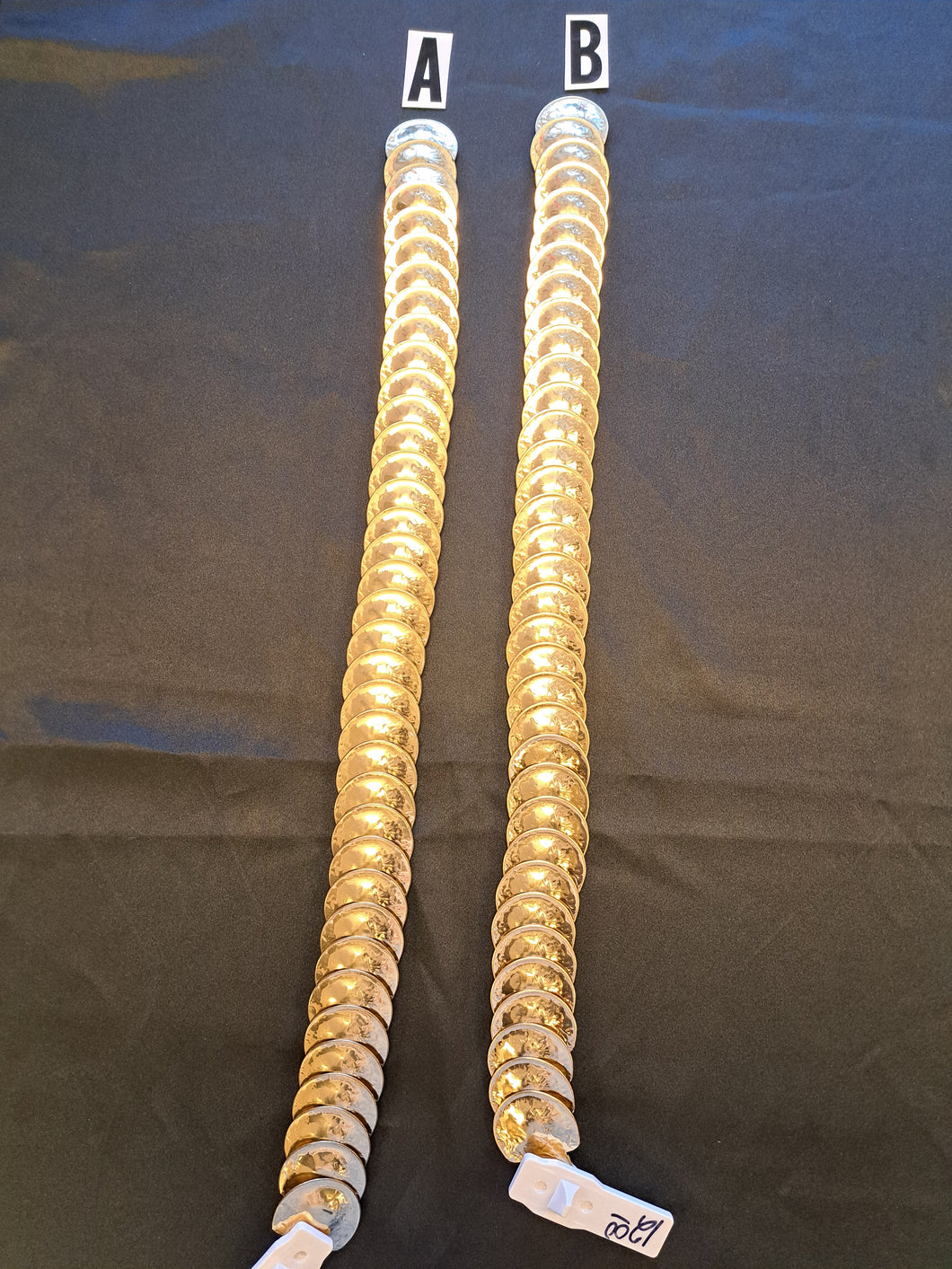 BELT  STRETCH HAMMERED GOLD