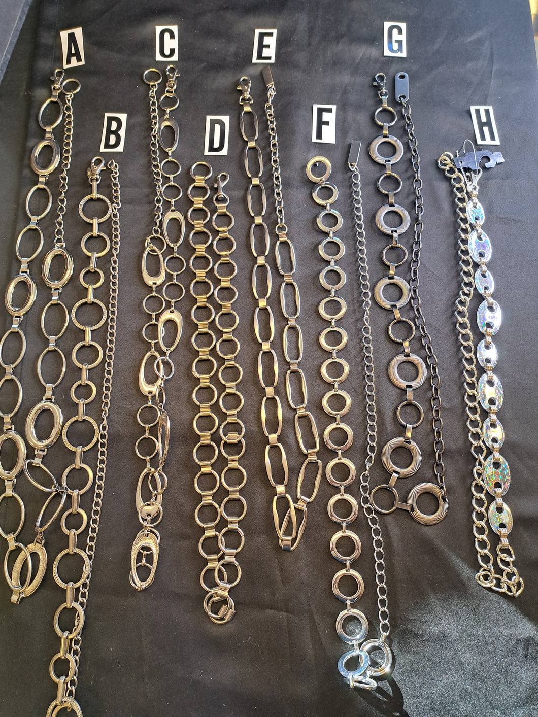 BELT SILVER SHAPES